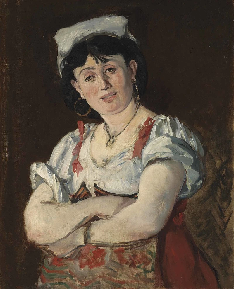  215-Édouard Manet, L'italiana, 1860 